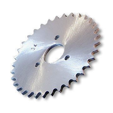 T5313 #35 Aluminum Mini Sprocket, 3-Bolt, One Piece, 1.25" Bore, Bolt Circle 1.75", Bolt Pattern P5340, TOOTH RANGE 23-50
