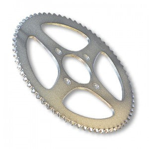 2167-54 Steel Go Kart Sprocket, #40/41/420, 54T, One-Piece, Bore 2.0", 4-Bolt, Bolt Circle 2.875", Bolt Pattern P5263