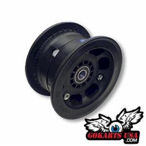 1055 4 In. Azusalite Wheel, 3 In. Wide For 1-3/8 In. Od Ball Bearings With 1/2 In. Id Standard Ball Bearings