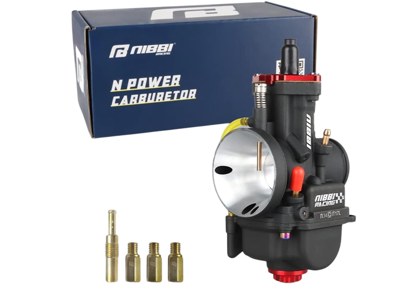 34mm Nibbi Round Slide Carburetor - Race Ready!