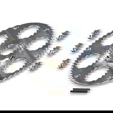 255X Uni-Hub, for Sprocket, Steel, Zinc-Plated, 1" Bore, 1/4" Keyway, Bolt Circle: 5.25"