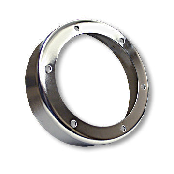 Go Kart Brake Drum, for 6" Brake, 4-9/16" Bore, Chrome-Plated