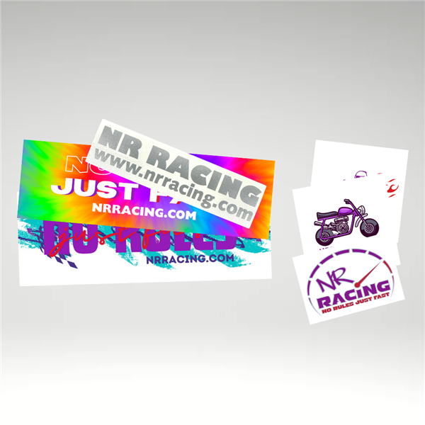 Assortment of (6) Stickers