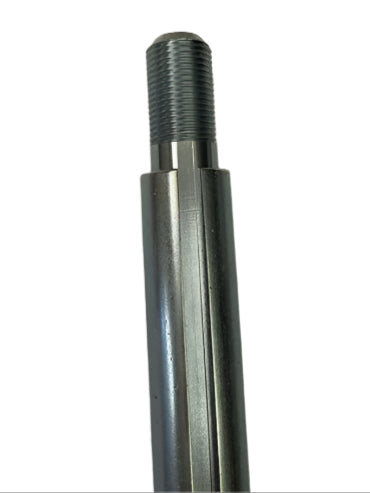 Go Kart Axle, Solid Steel, 42 in. Length, 1 in. Diameter, 1-1/2 in. Stepped Ends, Offset 1/4 in. Keyways
