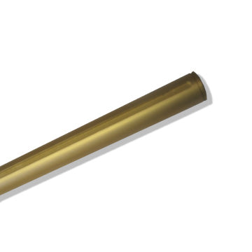 Go Kart Axle, Aluminum Tube, 30 in. Length, 1-1/4 in. Diameter, Gold
