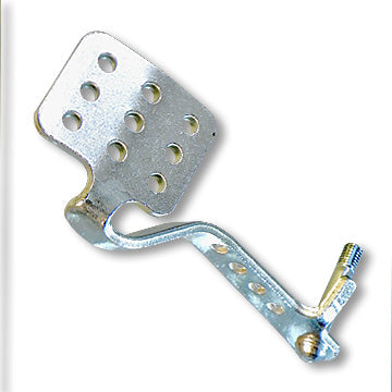 Brake Pedal with Integral Mounting Bolt, 5/16-18 x 3/4", Zinc Plated