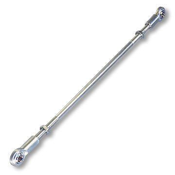 Tie Rod Kit, Solid Steel, 3/8-24 Thread, Standard Bearings, for Go Kart Steering CHOOSE SIZE