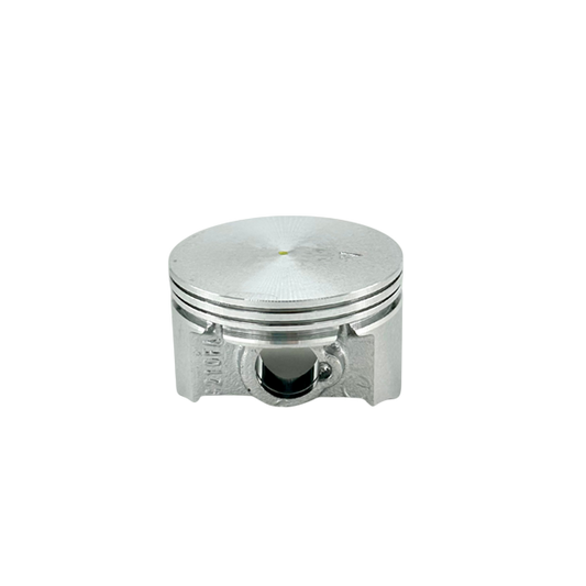 70mm Flat Top Piston with Standard Bore and .525'' Compression Height for Use with GX200/Clone Honda Rods
Includes Rings, Wrist Pin, & Clips