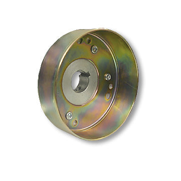 Brake Drum, 4-1/2 in., No Flange, Machined OD, Riveted to Mini-hub, 1 in. Bore