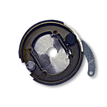 Drum Brake Assembly, 4-1/2", Round Backing Plate, Aluminum, 1" Bore