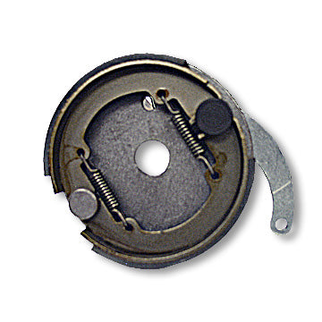 Drum Brake Assembly, 4-1/2", Round Backing Plate, Steel, 1" Bore
