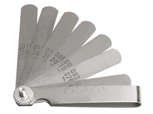 Feeler Gauge Set, Economy, .0015'' - .035''