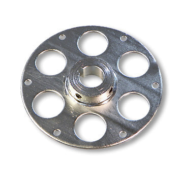 255X Uni-Hub, for Sprocket, Steel, Zinc-Plated, 1" Bore, 1/4" Keyway, Bolt Circle: 5.25"