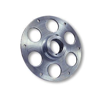 2559 Uni-Hub, Steel, Zinc Plated, 1-1/4" Bore, 5.25" Bolt Circle, 1/4" Keyway, with Set Screws Only