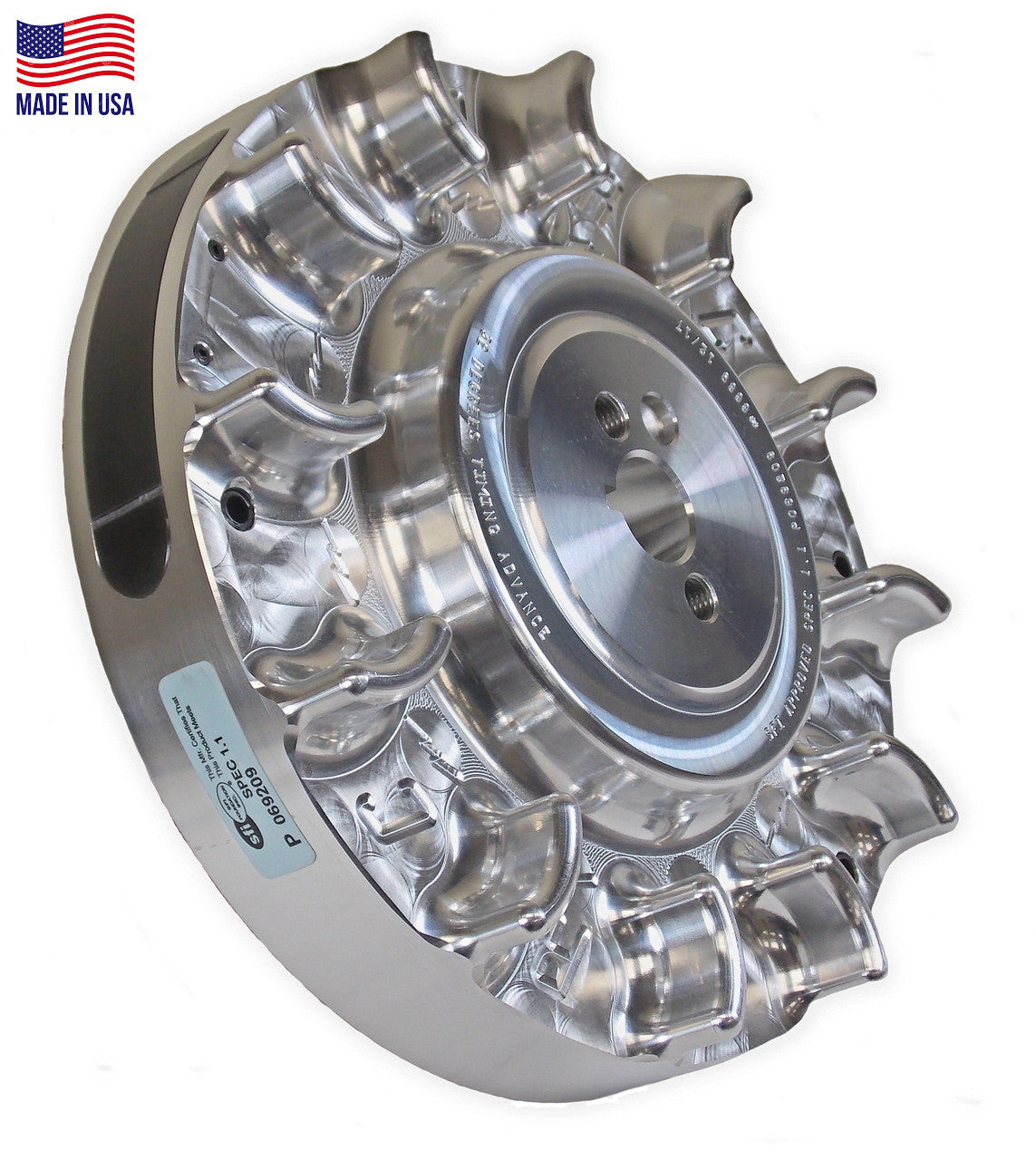 6695 ARC Flywheel, Billet, 212 Predator (Non-Hemi), Speedway, Low Air Drag