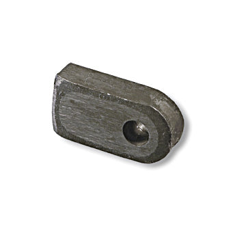 Brake Control Rod Anchor, Steel, 1-3/8 in. x 3/4 in. x 3/8 in. (.375 in.) Thick with 1/4 in. Hole