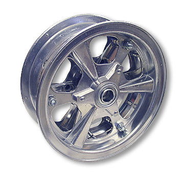 8" Aluminum Spinner Wheel, 3" wide, 5/8" Precision Bearings