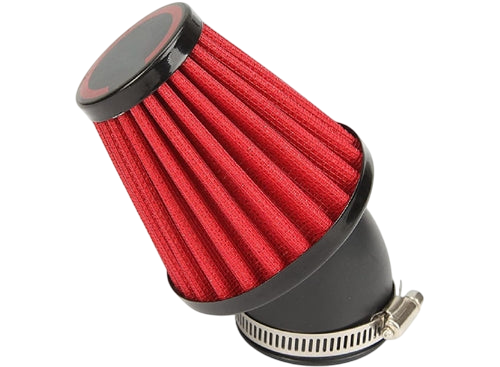 Angled, Open Element Air Filter for Small Body 22mm Mikuni Carbs (Chinese)