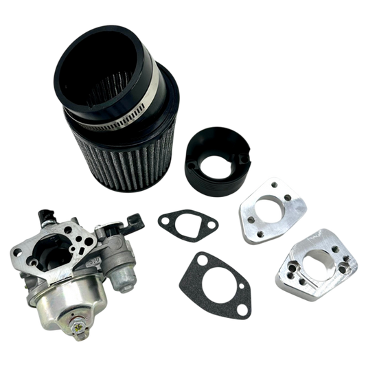 Flat Mount Carb Kit - 390 Carb to GX200 (GX160), 6.5 OHV, & 212 Predator