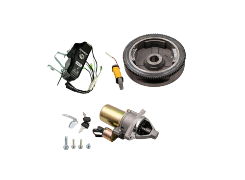 Electric Start Kit; GX390, 420, & 13/15hp OHV; Aftermarket Replacement (Chinese)