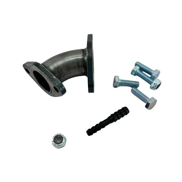 Manifold, 22mm Mikuni to GX200, 45 Degree, Curved Steel, Economy Model