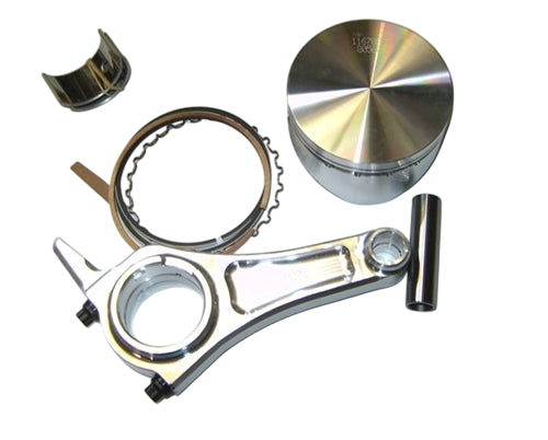 Forged Piston & Long Rod Combo for GX200 & 196cc ''Clone'', 3 Ring