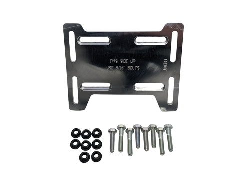Motor Plate, Lightweight Aluminum; GX200, 6.5 OHV Clone, & 212 Predator; For Mini Bikes & Doodle Bugs