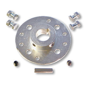 *Mini-Hub and Aluminum Split Sprockets, for Go Kart, Fits 1" Axle 3.228" and 2.875 Bolt Circles