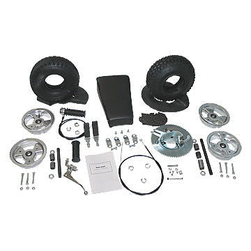 Mini Bike Kit, 6" Wheels, Less Frame