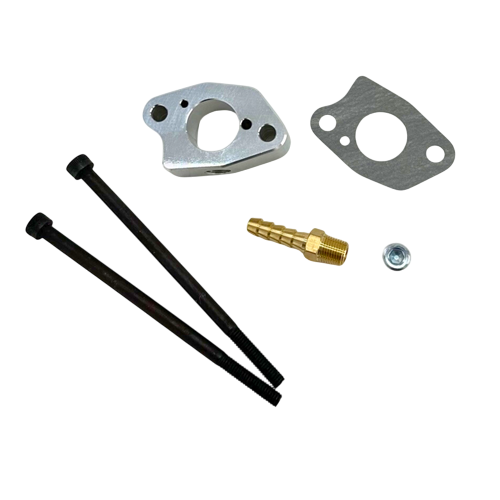 Vacuum Port Adapter/Spacer, Aluminum with Pulse Fitting, Manifold, GX200