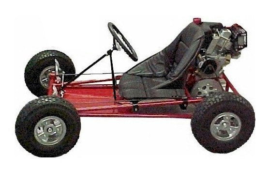 Road Rocket Go Kart **KIT**, Aluminum Tri-star Wheels