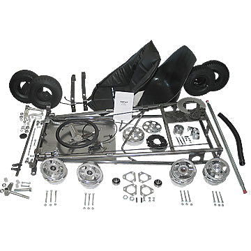 Road Rocket Go Kart **KIT**, Aluminum Tri-star Wheels