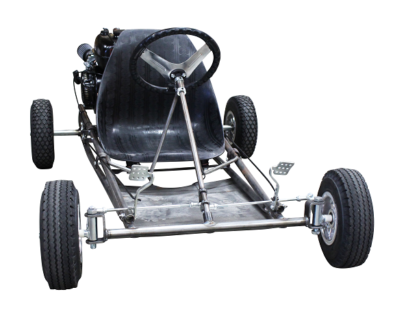 Road Rocket Go Kart Kit, Aluminum Tri-star Wheels