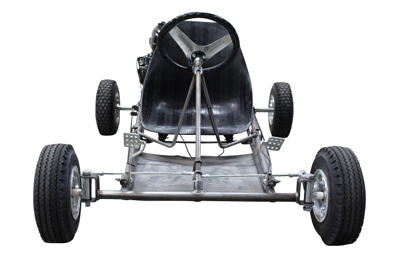 Road Rocket Go Kart **KIT**, Aluminum Tri-star Wheels