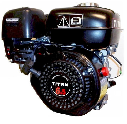 Titan TX200S 6.5hp 196cc (GX200 Clone) OHV Powersport Engine, for Go Karts, Minibikes, with side-fill Gas Tank