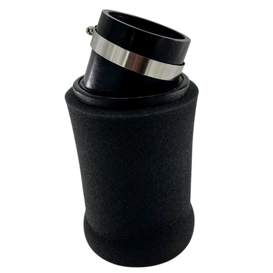Foam Pre-Filter, Large, 3-1/2'' x 8'', 80 PPI, Black