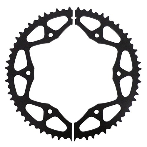 Racing Sprocket, #35, Skip-Tooth, Split, Bolt Circle: 5.25" TOOTH RANGE 53-74
