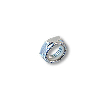 Locknut, 5/16-18, Thin, Nylon Insert, Zinc Plated